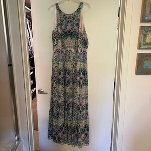 Eliza J tiered wedding guest dress. Worn once